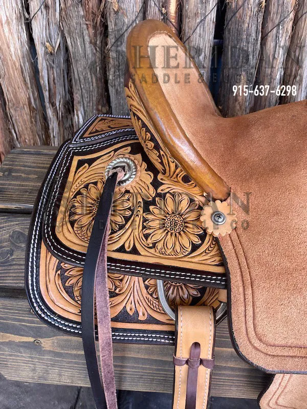 10" Sheridan Youth Ranch Saddle Sunflower/SUC