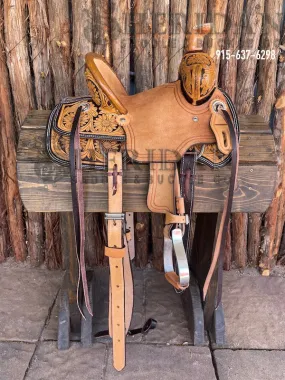 10" Sheridan Youth Ranch Saddle Sunflower/SUC