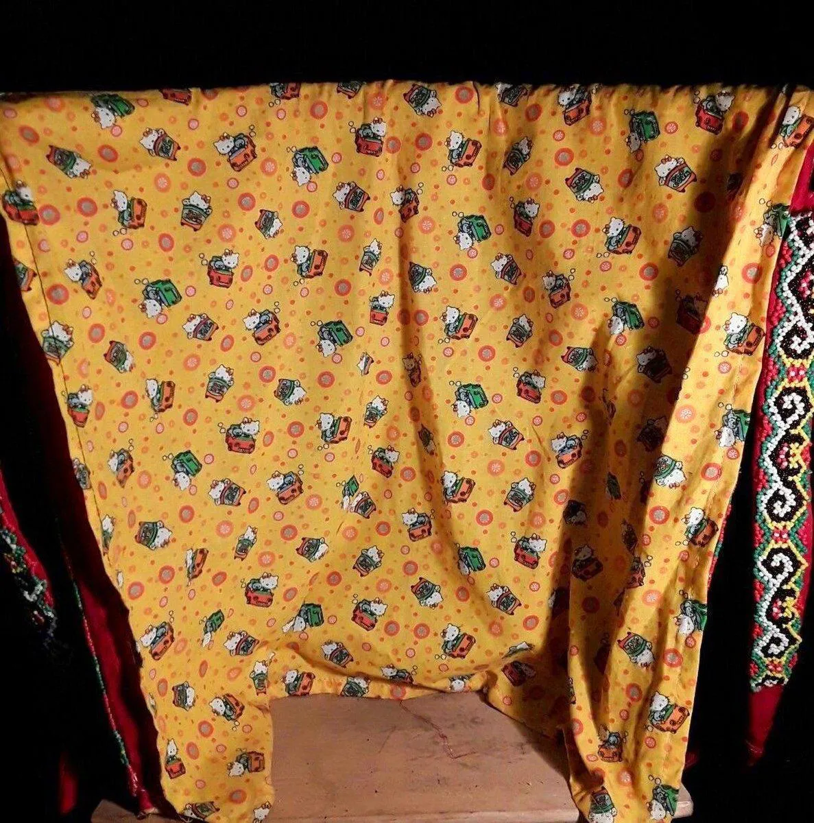 1106  SOLD - Elaborate Beaded Dayak Baby Carrier from Borneo