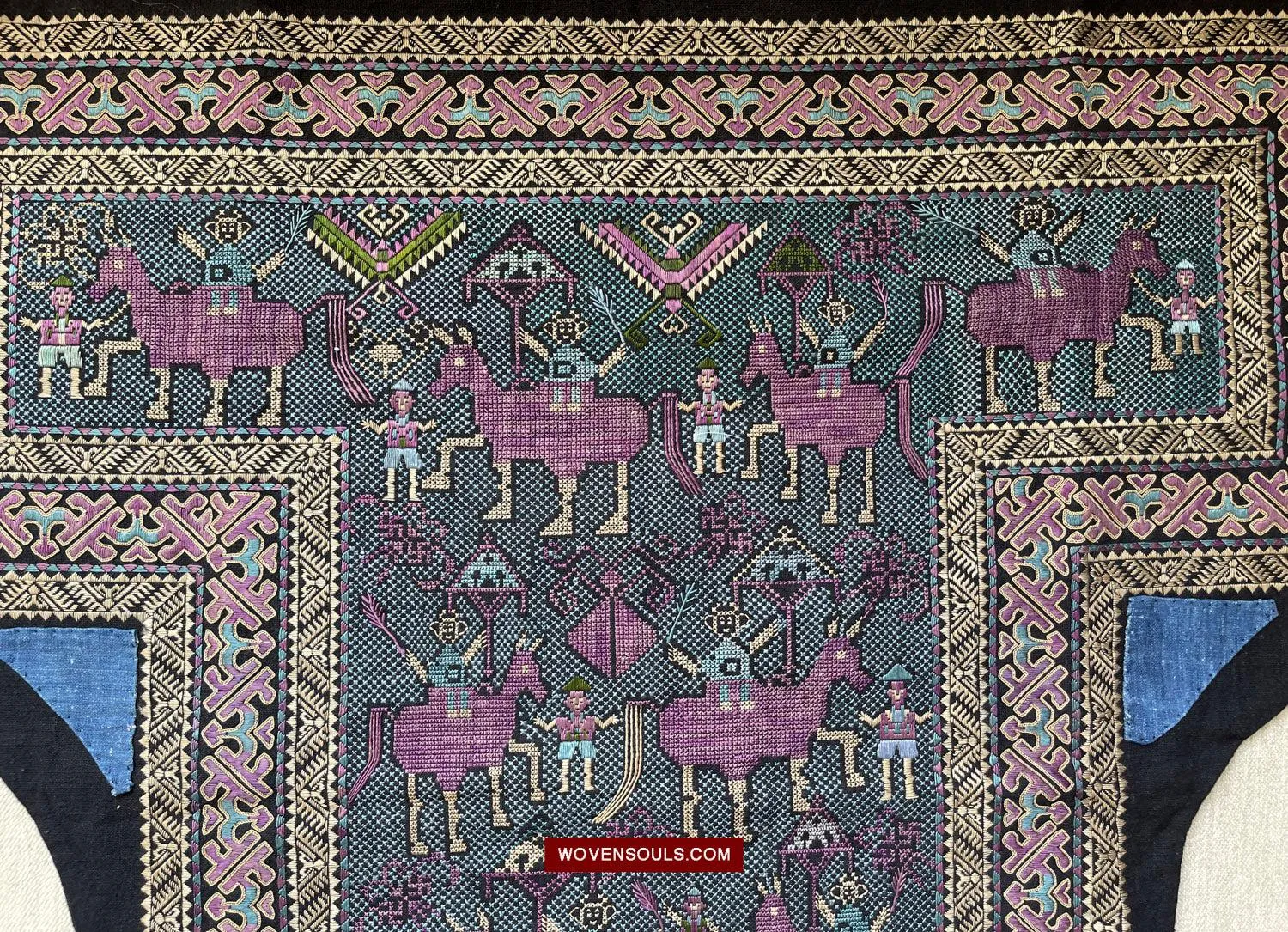 1618 SOLD Rare Vintage Baby Carrier with Figures