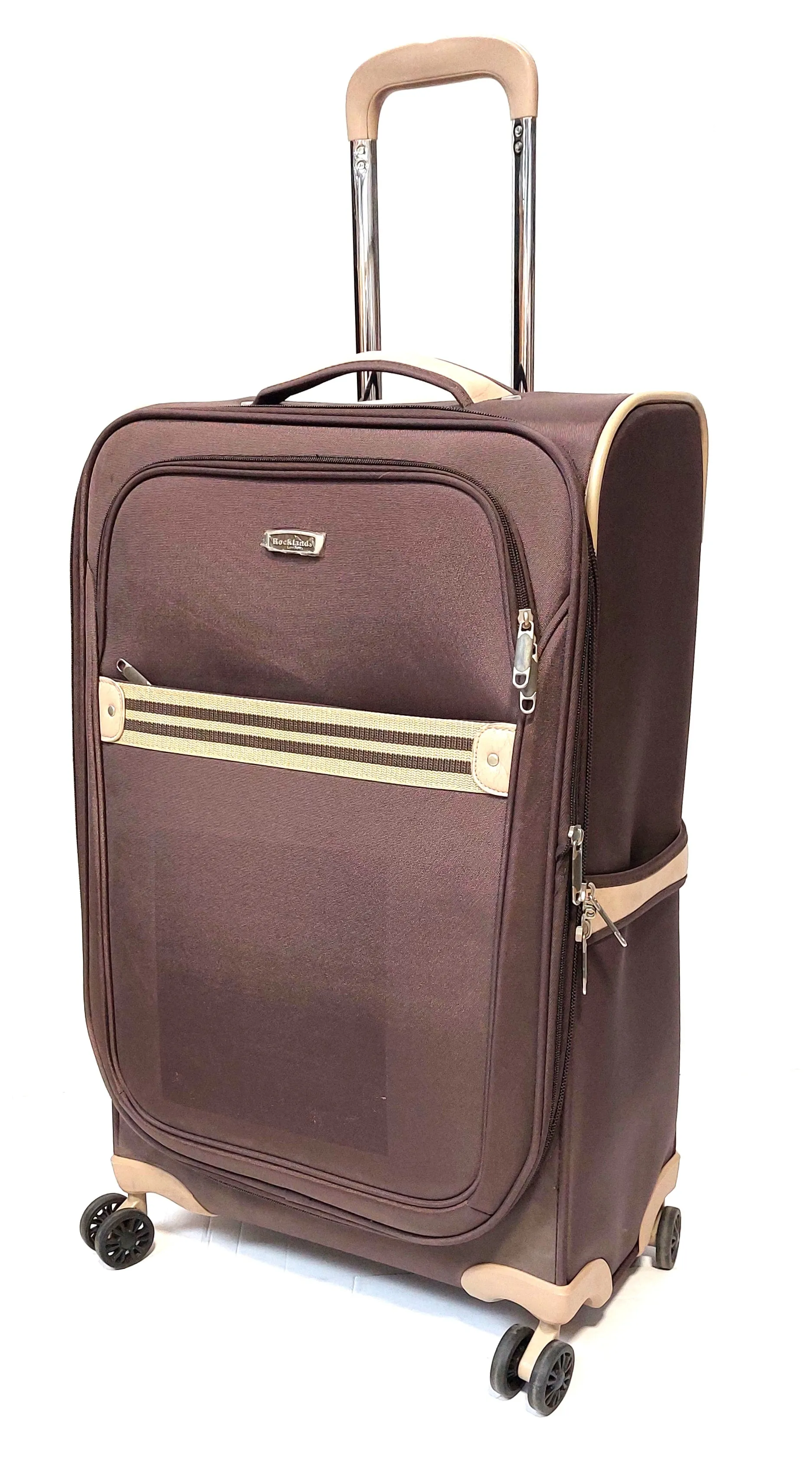 24" 20" 4 Wheel Suitcase RL2001 Brown