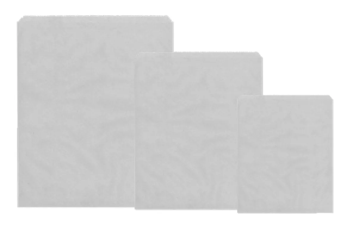 7 x 9 White Sulphite Paper Bags