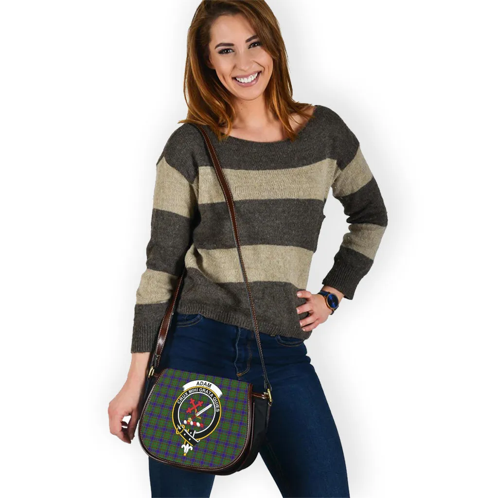 Adam Tartan Saddle Bag with Family Crest