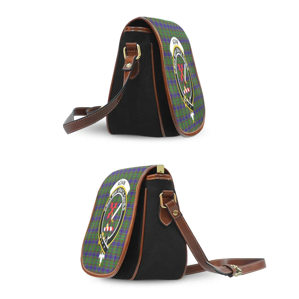 Adam Tartan Saddle Bag with Family Crest