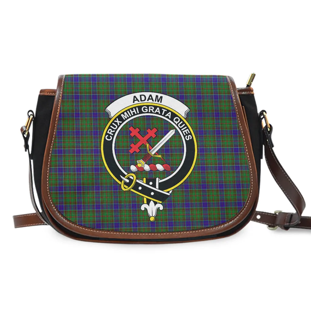 Adam Tartan Saddle Bag with Family Crest