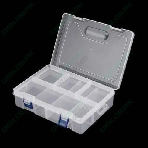 Adjustable Double Layer Component Organizer Tool Container Storage Box F240
