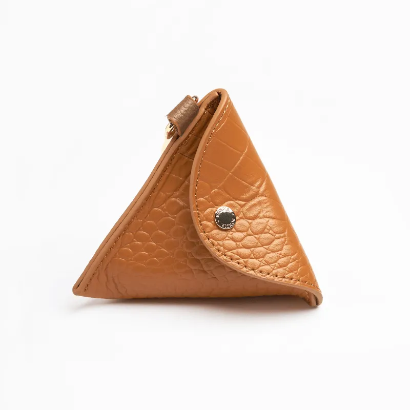 Amber Leather Poop Bag