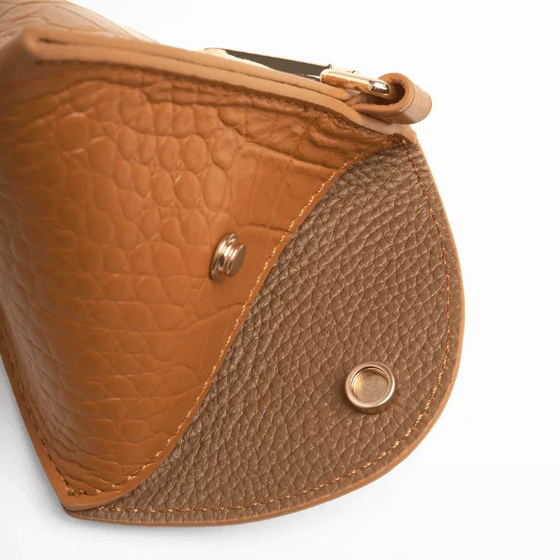Amber Leather Poop Bag