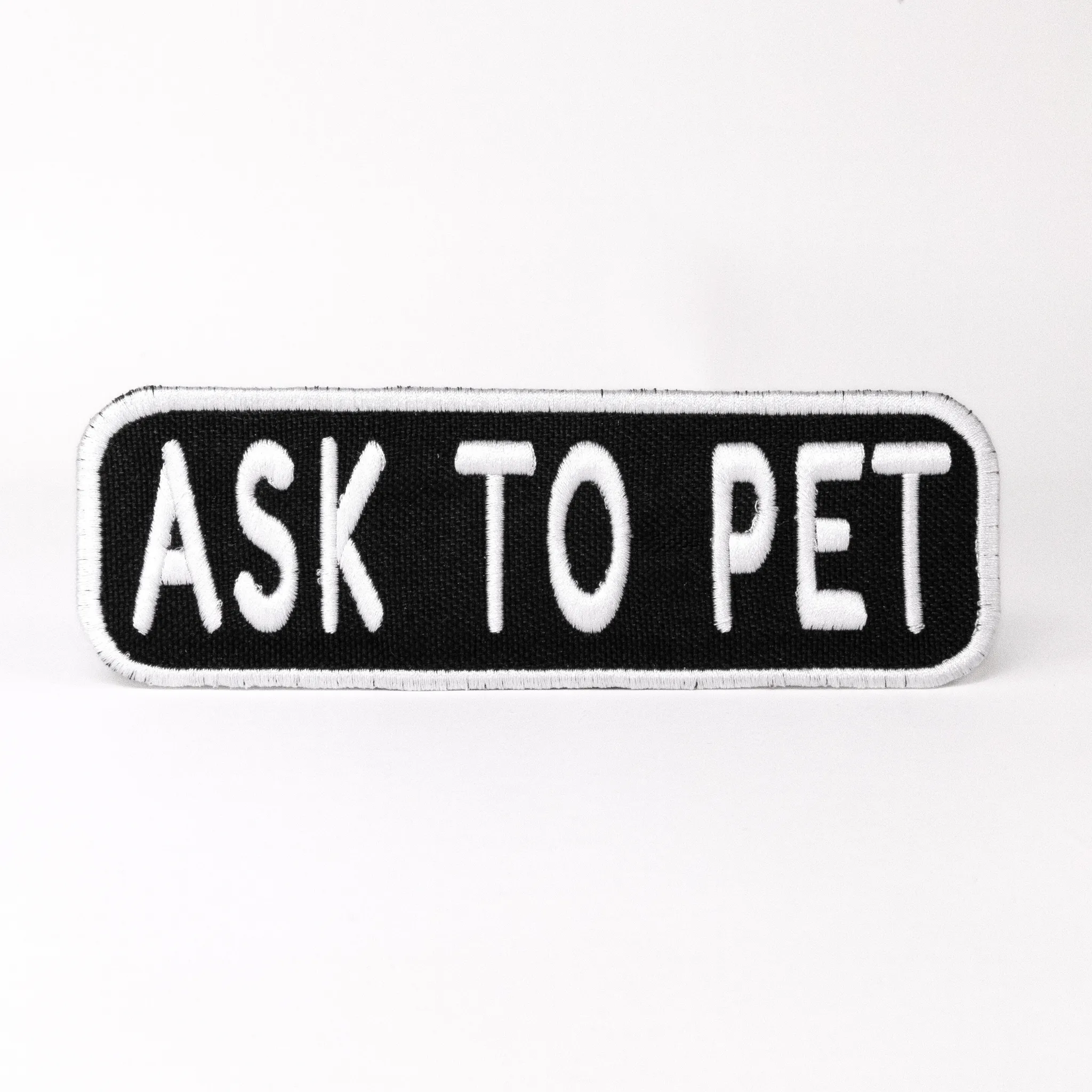 Ask to Pet 2x6 Patch