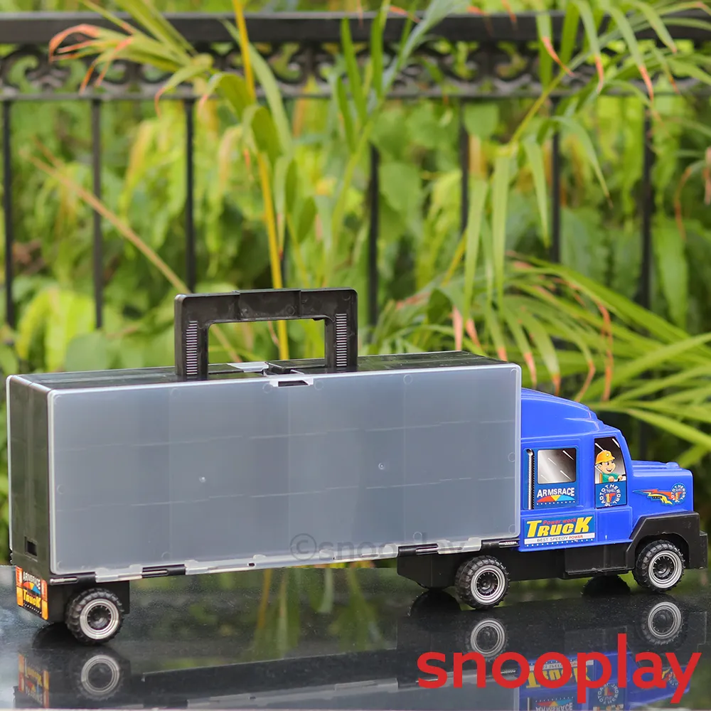 Auto Carrier Transport Truck with 12 Diecast Cars | Minor Defect Sale | COD Not Available