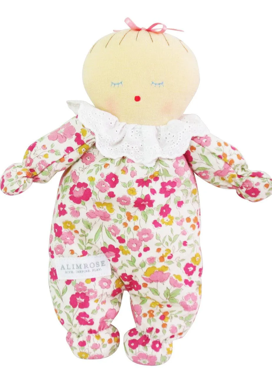 Baby Doll | Asleep Awake Baby Doll - Rose Garden | Alimrose