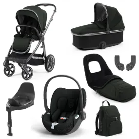 BabyStyle Oyster 3 LUXURY Bundle - 7 Piece (Black Olive) with Cybex Cloud T