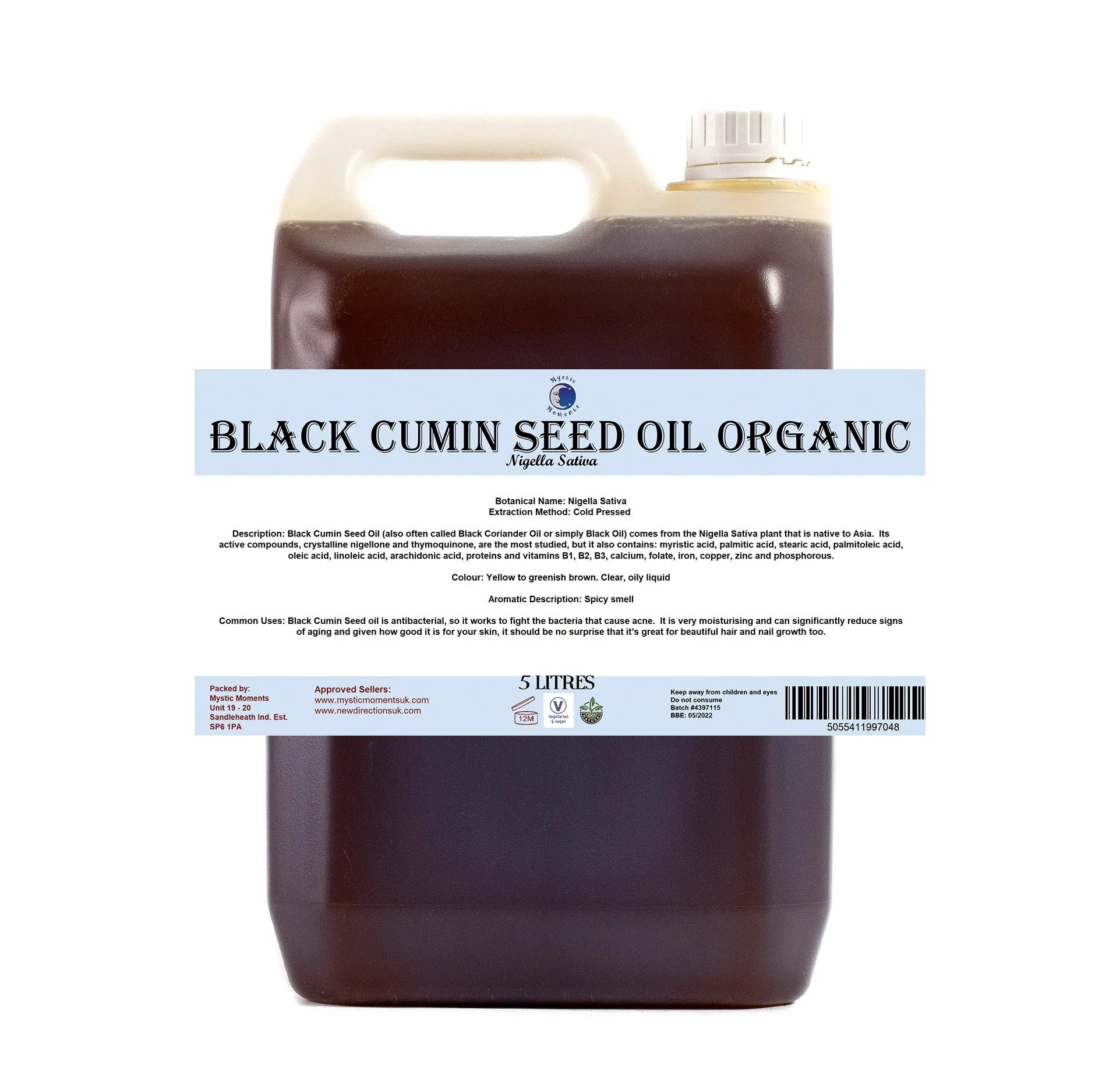 Black Cumin Seed Organic Carrier Oil