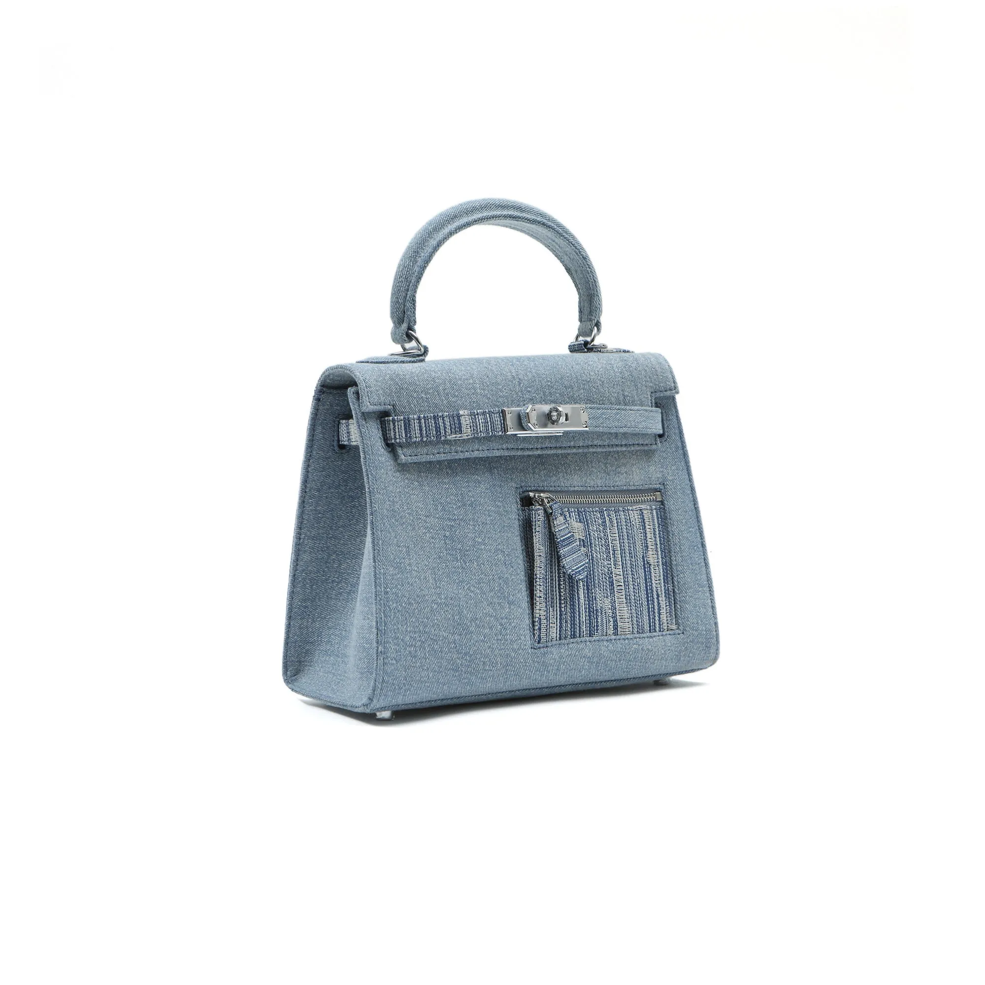 Blue Pure Stitch Assemble Bag