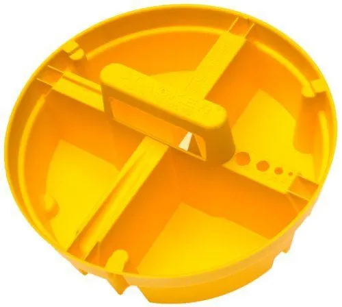 Bucket Boss 15051 4 Compartment 5 Gallon Bucket Stacker Storage Organizers - Quantity of 6