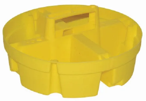 Bucket Boss 15051 4 Compartment 5 Gallon Bucket Stacker Storage Organizers - Quantity of 6