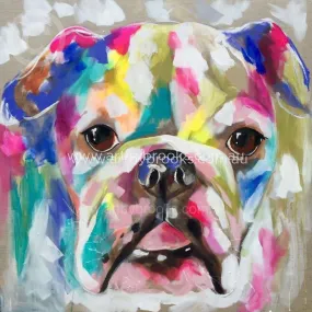 Bulldog beauty - art print