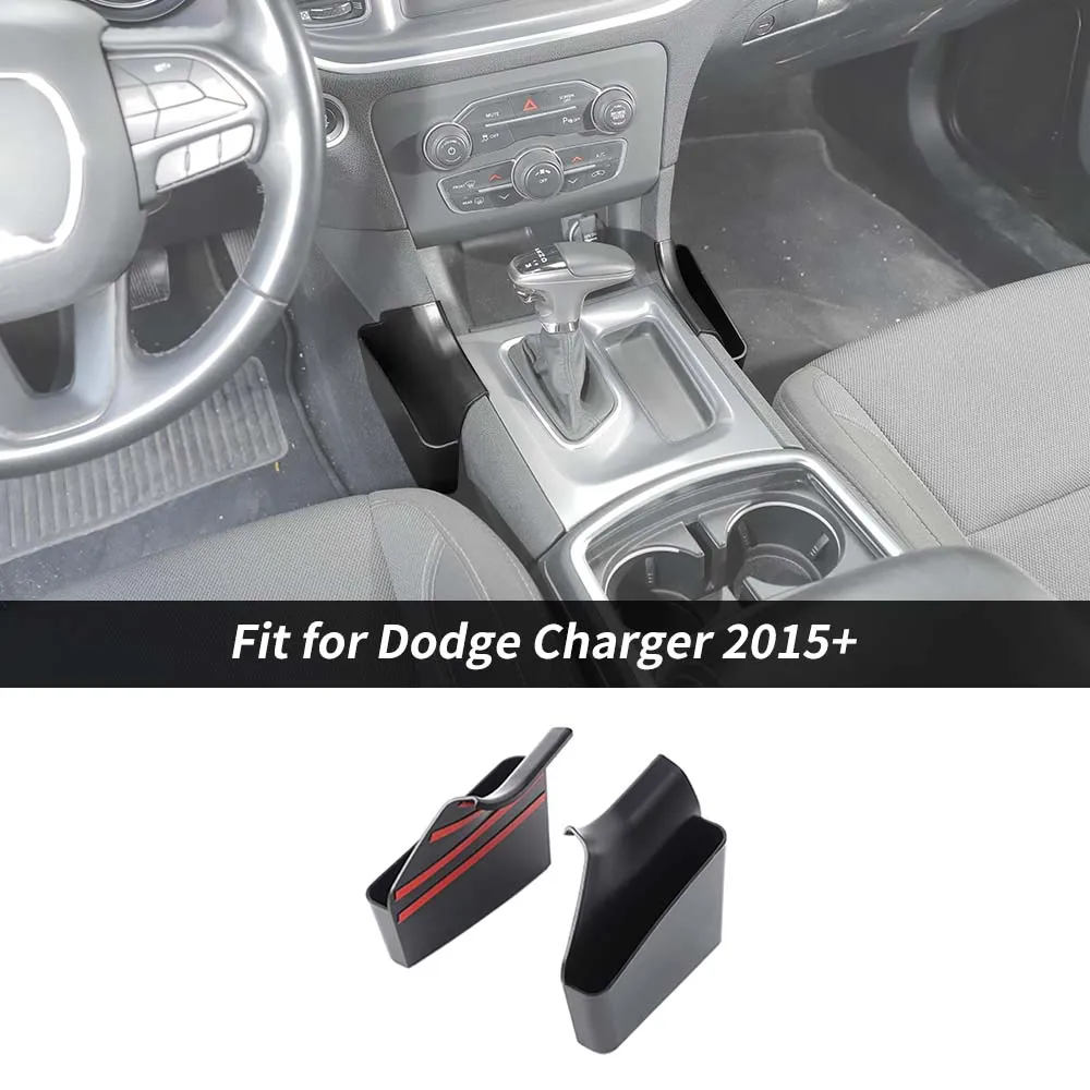 Center Console Gear Shift Storage Box Organizer For Dodger Charger 2015  Accessories | CharoCar