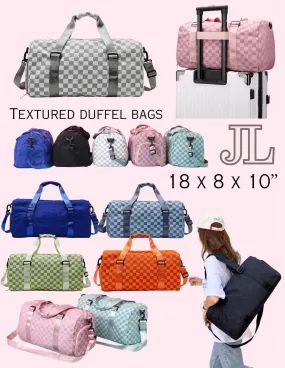 Checkered Duffle Bags