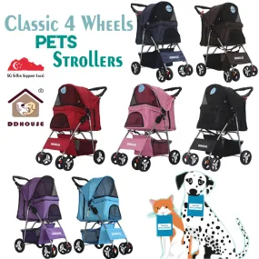 Classic Design 4 Wheel Pet Pram Pet Stroller