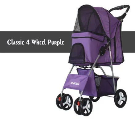 Classic Design 4 Wheel Pet Pram Pet Stroller