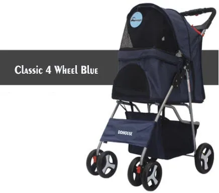 Classic Design 4 Wheel Pet Pram Pet Stroller