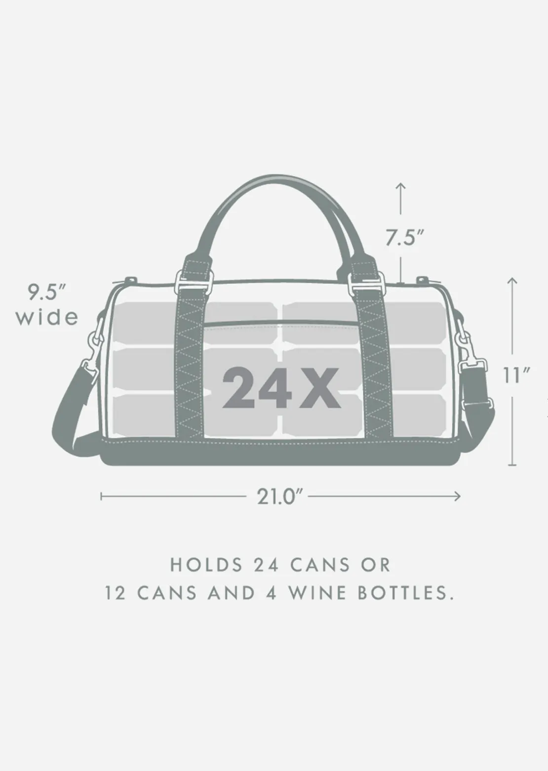 Corkcicle Ivanhoe 24 Duffle Cooler Bag
