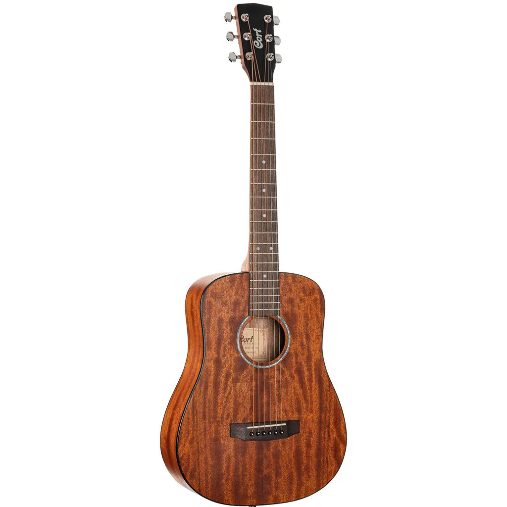 Cort AD Mini Mahogany Open Pore Acoustic Guitar with Bag