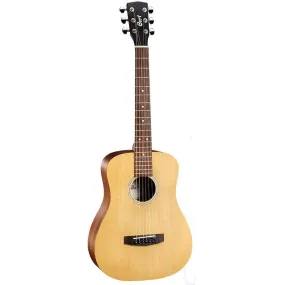 Cort AD Mini Travel Size Acoustic Guitar Open Pore W/ Bag