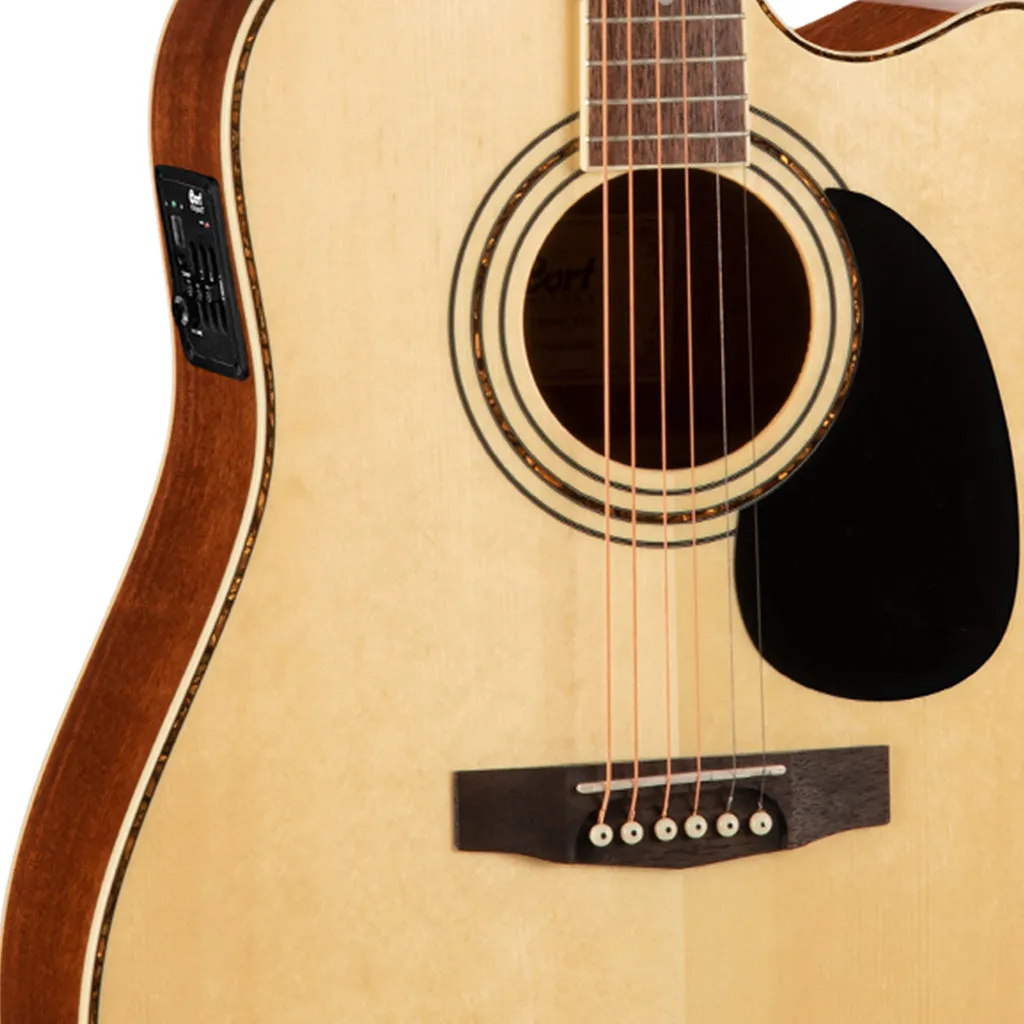 Cort AD880CE NAT Dreadnought Cutaway Gloss Natural