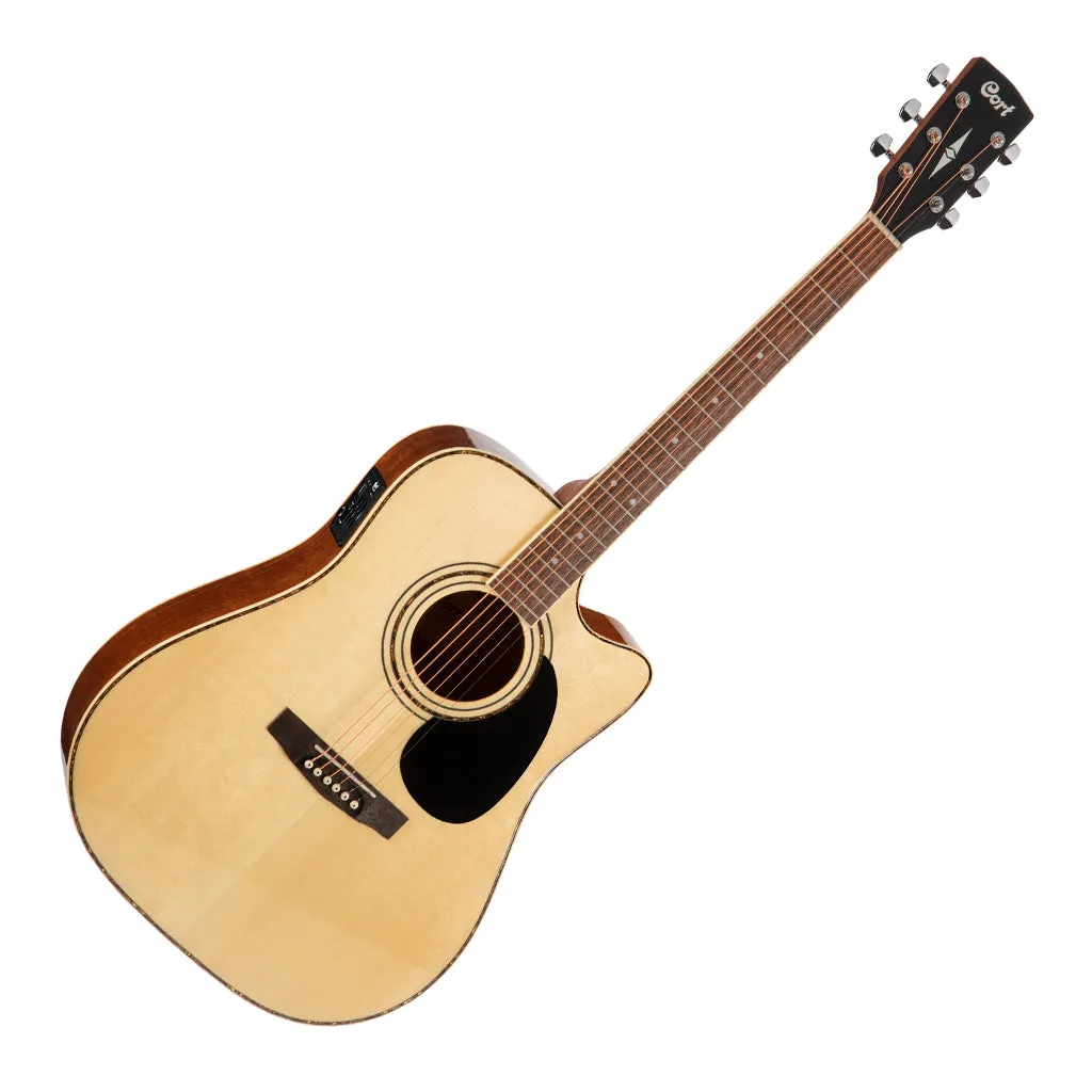 Cort AD880CE NAT Dreadnought Cutaway Gloss Natural