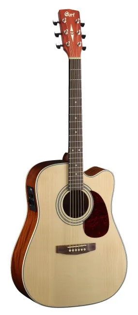 Cort MR500E W/Bag Dreadnought Cutaway Guitar OP Natural