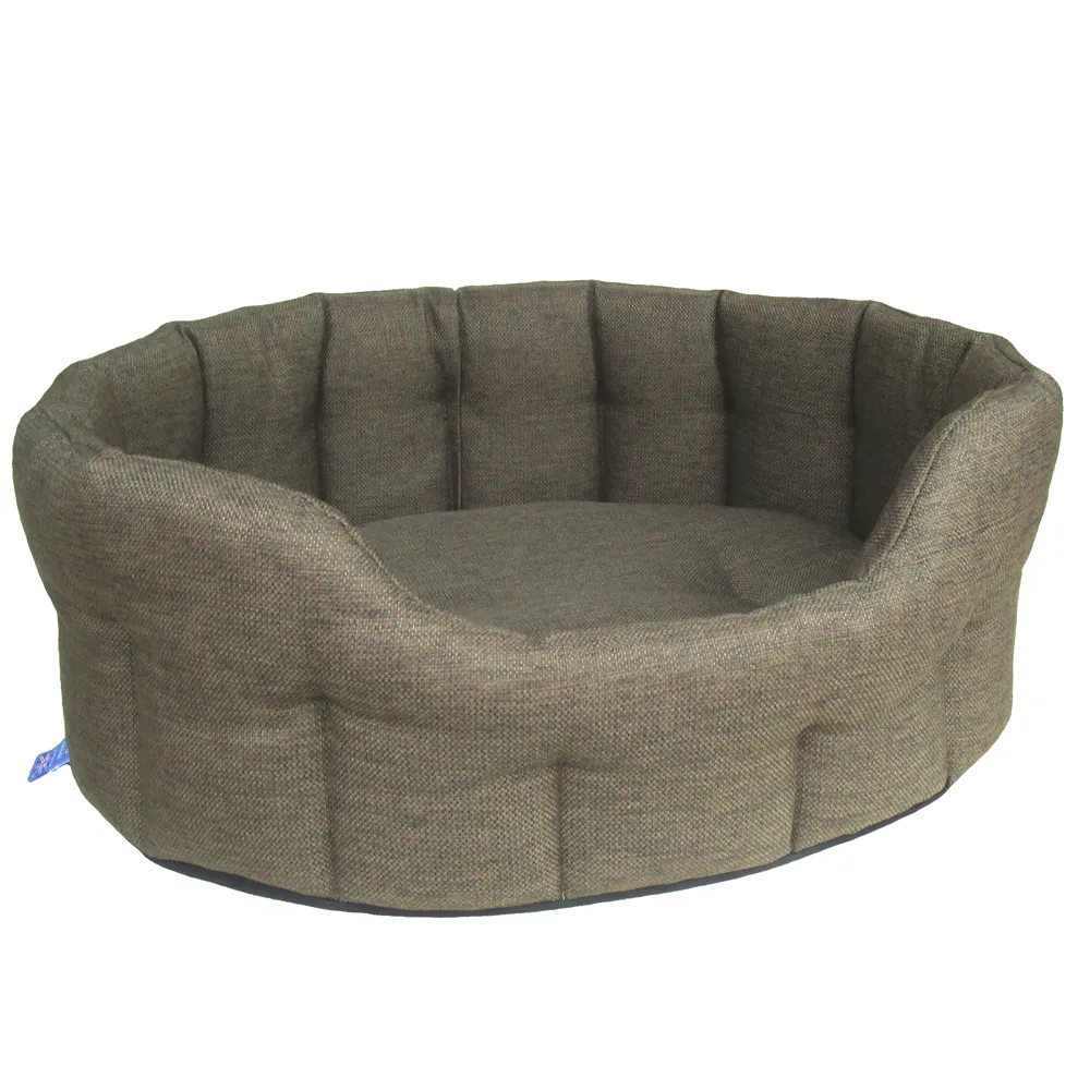 Country Dog Luxury Heavy Duty Basketweave Oval Bed