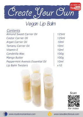 Create Your Own - Vegan Peppermint Lip Balm