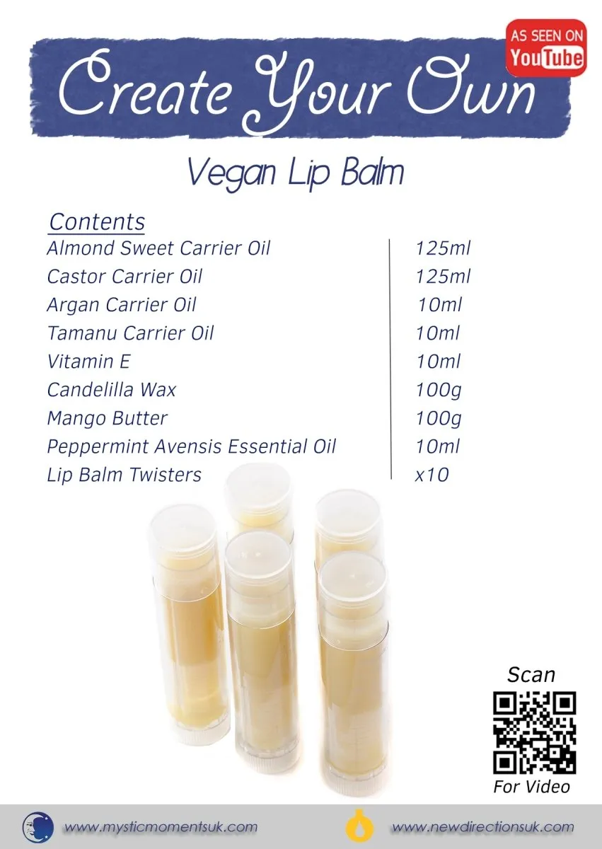 Create Your Own - Vegan Peppermint Lip Balm