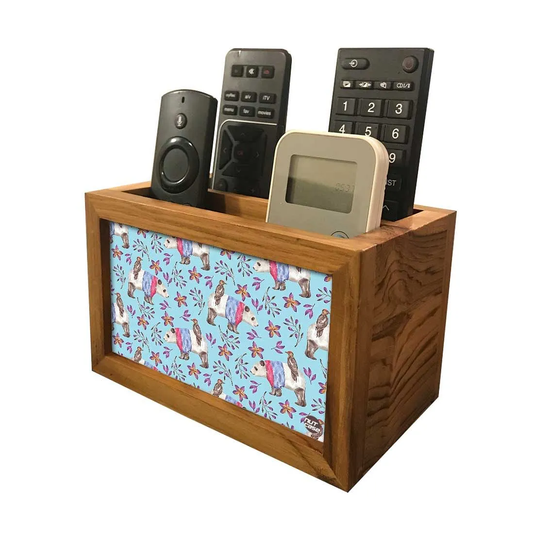 Cute Tv Remote Organizer -  Bird & Panda