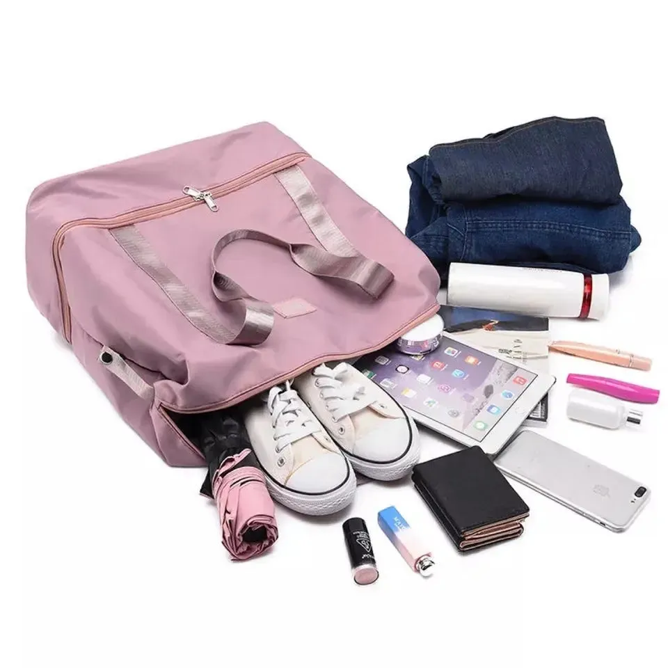 Dark Purple Travel Duffel Bag for Men & Women 4039