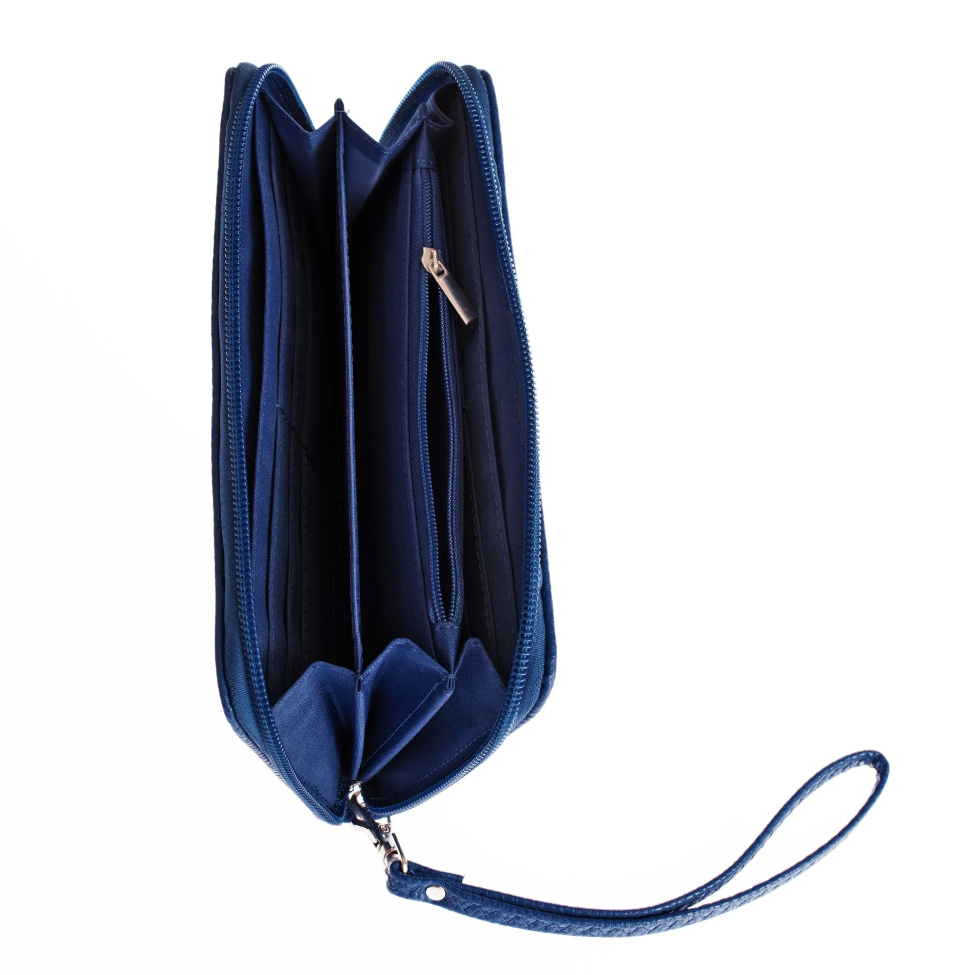 Denver Broncos Zip Organizer Wallet Pebble