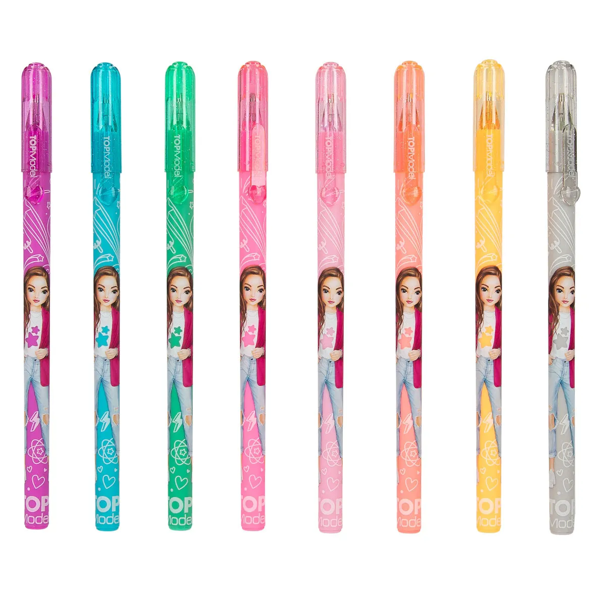 Depesche Topmodel Rainbow Glitter Gel Pen
