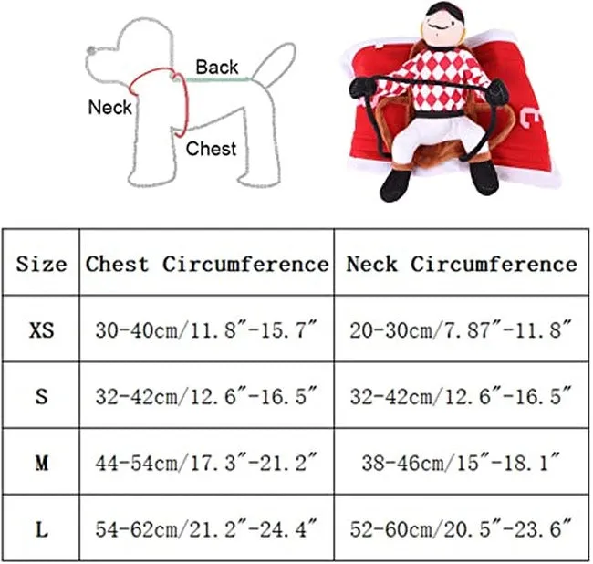 Dog & Cat Dress Up Costume - Jockey Design