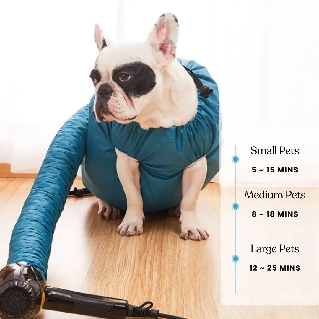 Dog Hair Drying Bag - Quick Drying Solution
