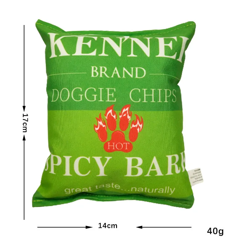 Dog Squeaker Toy - A Bag Of Chip