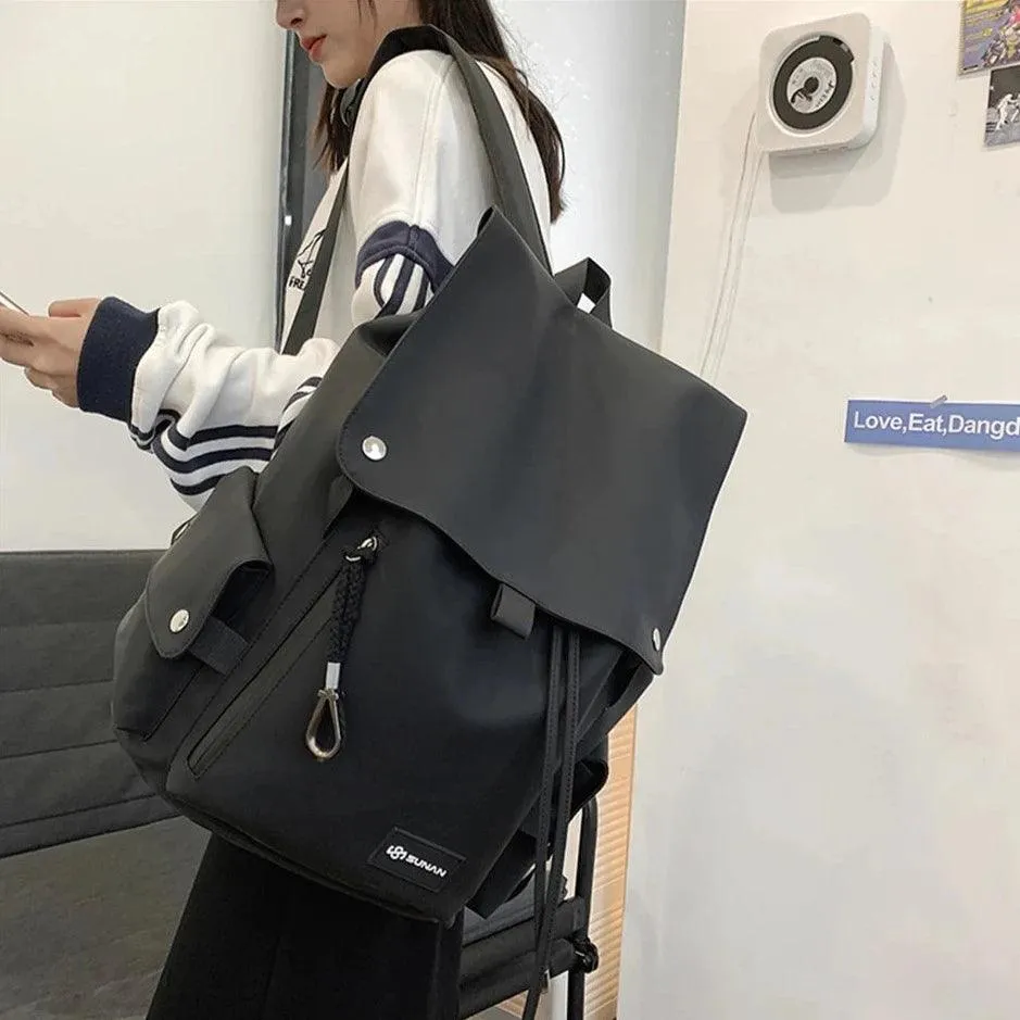 Drawstring School Bag - Women's Men's unisex Cool Backpack UCBRQ41 Travel Solid Fashion