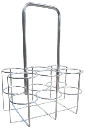 Drive Medical 18148 6 Cylinder Oxygen Carrier, M9 Cylinders