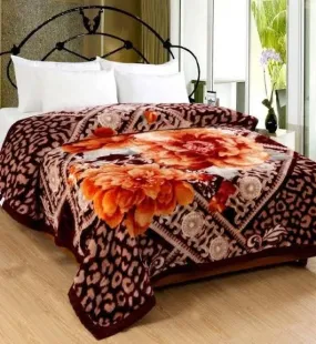 ELSTONE Home Luxurious Blanket Double Bed for Heavy Winter, Mink Blanket (220 X 240 Cm) Lightweight Pack of 1, Specially for Diwali Gift Multicolor-27