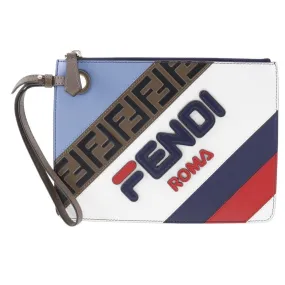Fendi Fendi Mania  Leather Clutch Bag ()