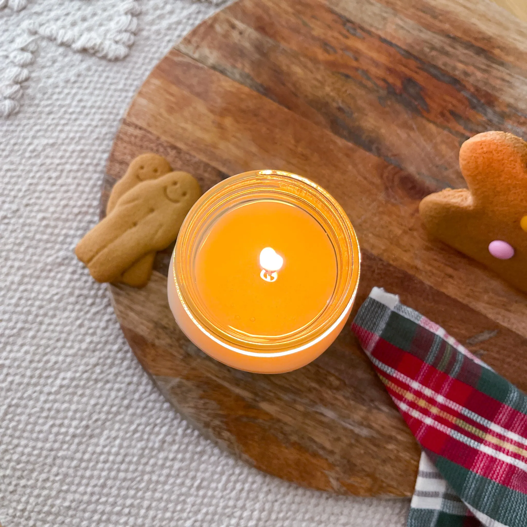 Festive Farmhouse Family Recipe Gingerbread Candle