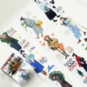 Fiery Dream Wide Washi / PET Tape by The Washi Tape Shop