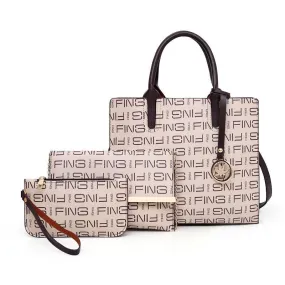 Fing Designer Three-Piece Handbag Set