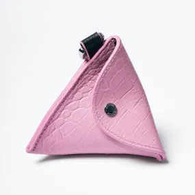 Flamingo Leather Poop Bag